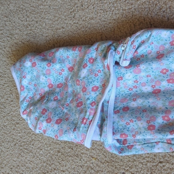 Aden + Anais Essentials Blue Floral Swaddle Size 0-3 Months - Picture 2 of 9